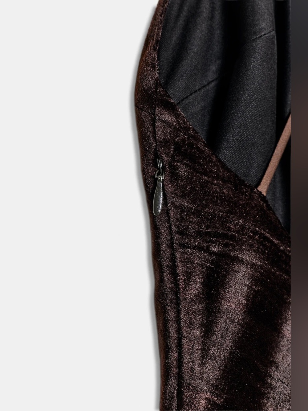 NWT Zara Woman Bloggers Fav VELVET FRINGE MIDI DRESS Size M Medium - Picture 12 of 16